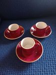3 chavenas de café Digoin Sarreguemines