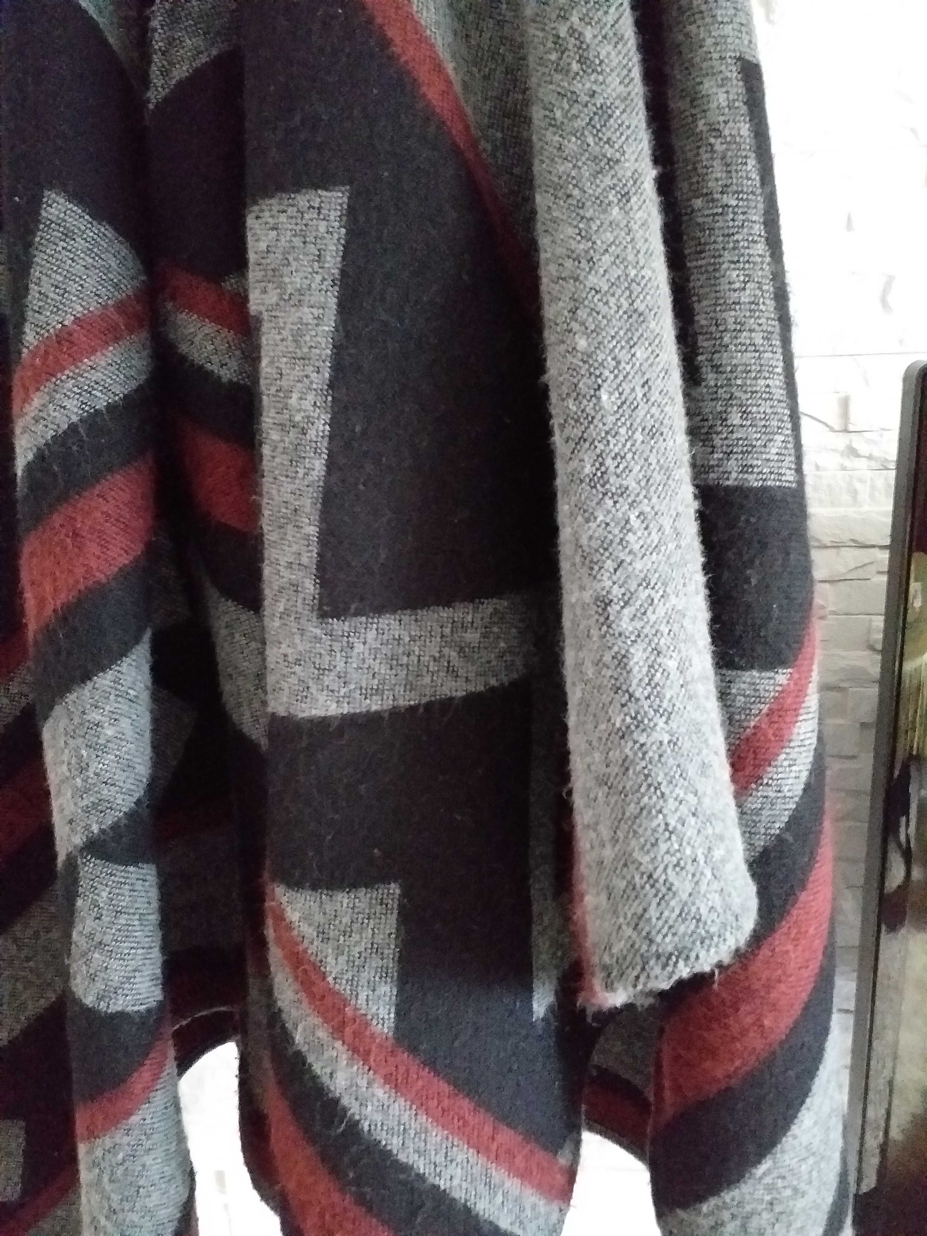 Ponczo chusta szal