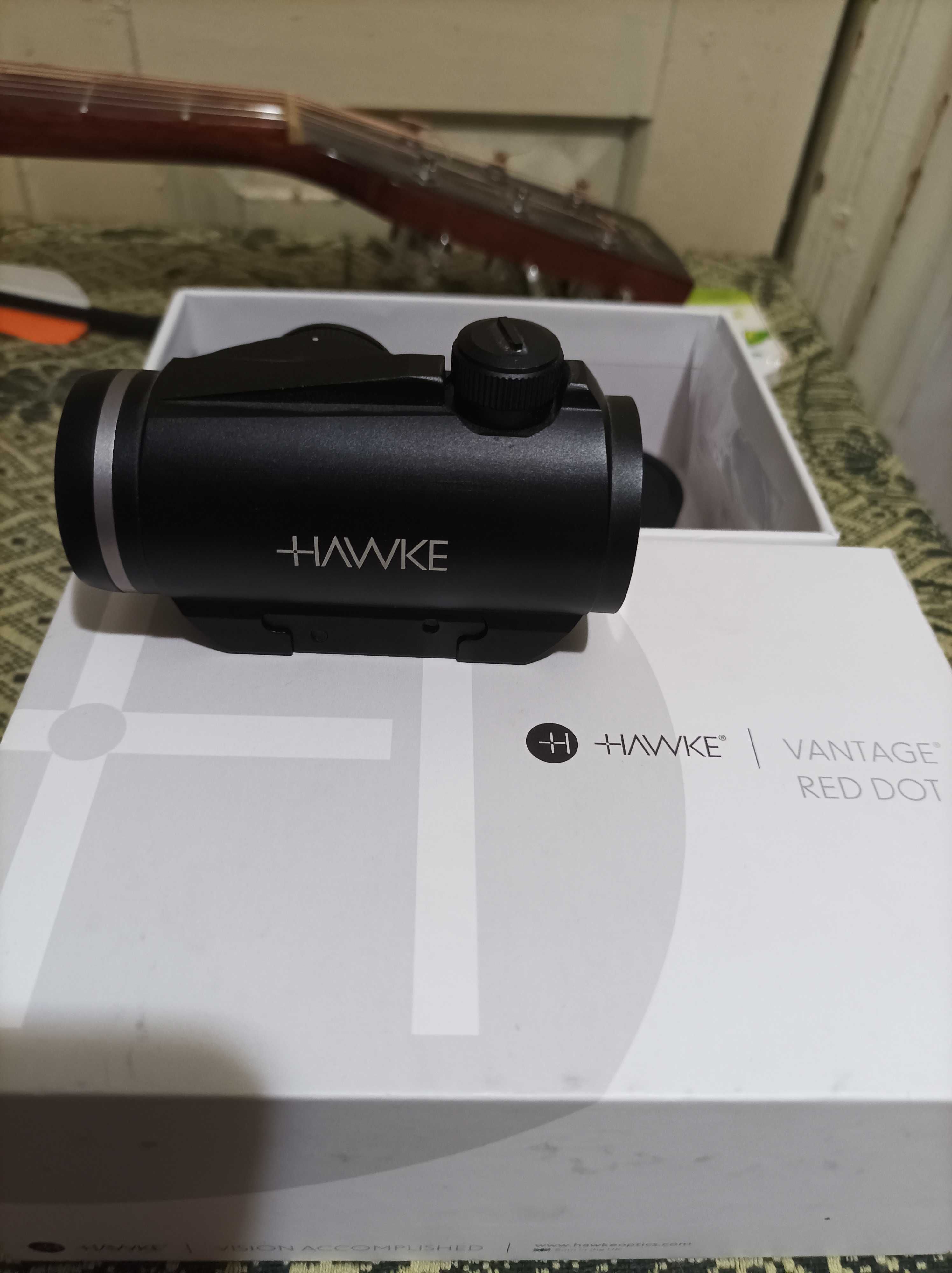 Прицел коллиматорный Hawke Vantage 1x30 Weaver. Сетка 3 MOA Dot