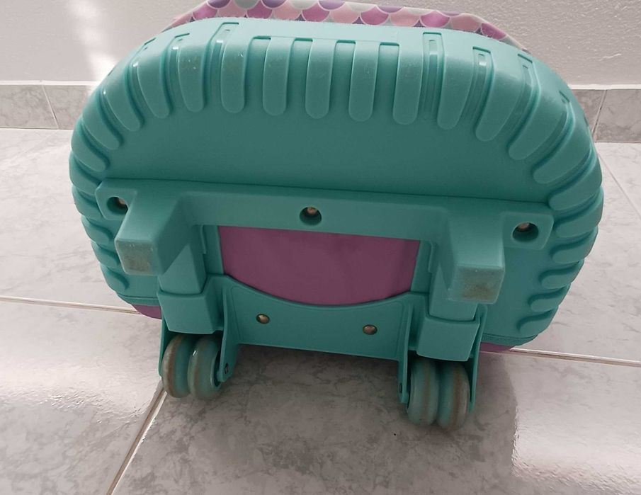 Mochila Escolar / Trolley Lilás Mermaid