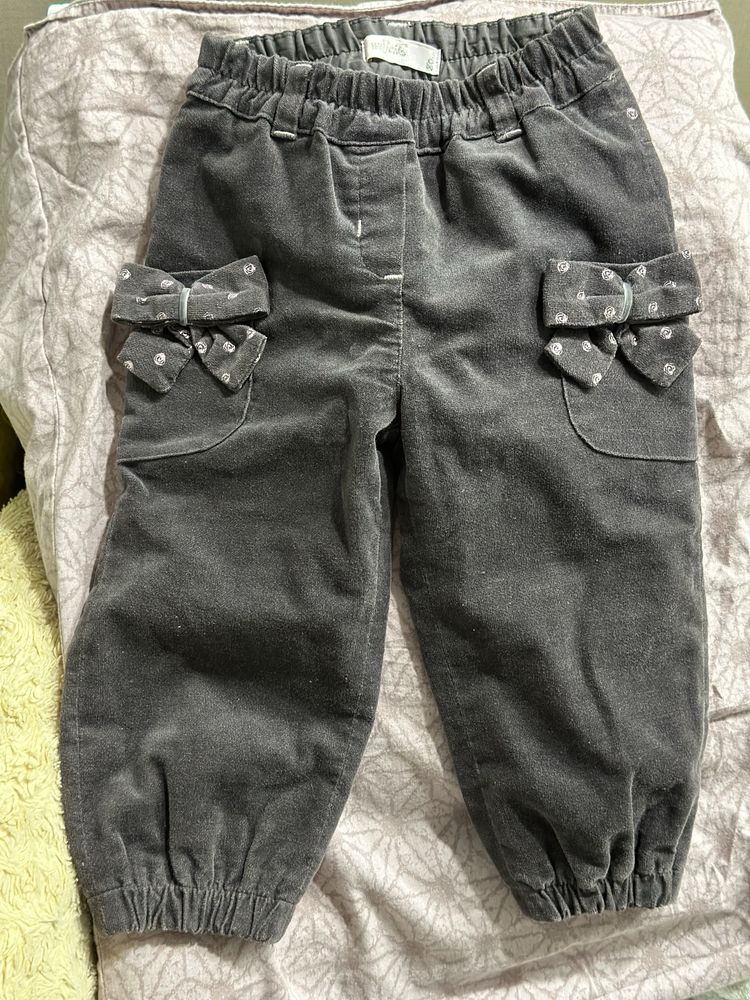 Велюрові джинси, розмір 80