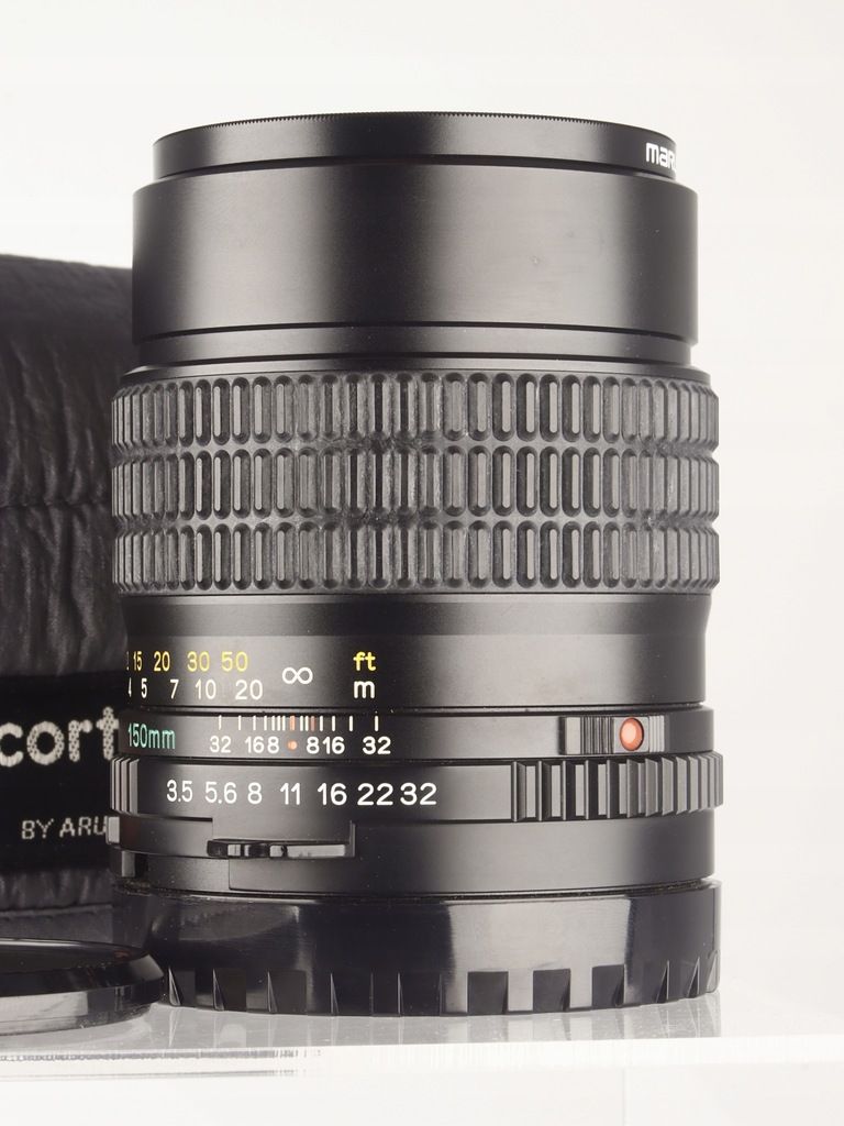 150mm f3.5 Mamiya N Sekor C do 645 +filtr UV +pokrowiec