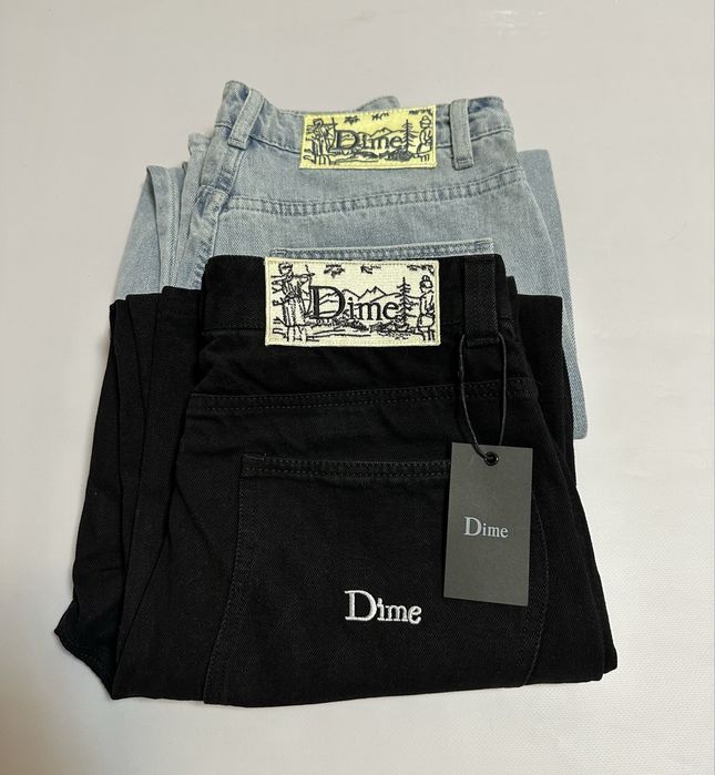 Джинси Dime джинсы Дайм широкие штани дайми чорні