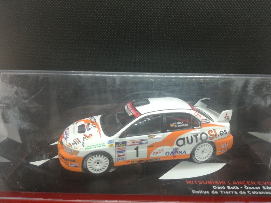 N.32 Miniatura 1/43 Mitsubishi Lancer Evo IX estado novo