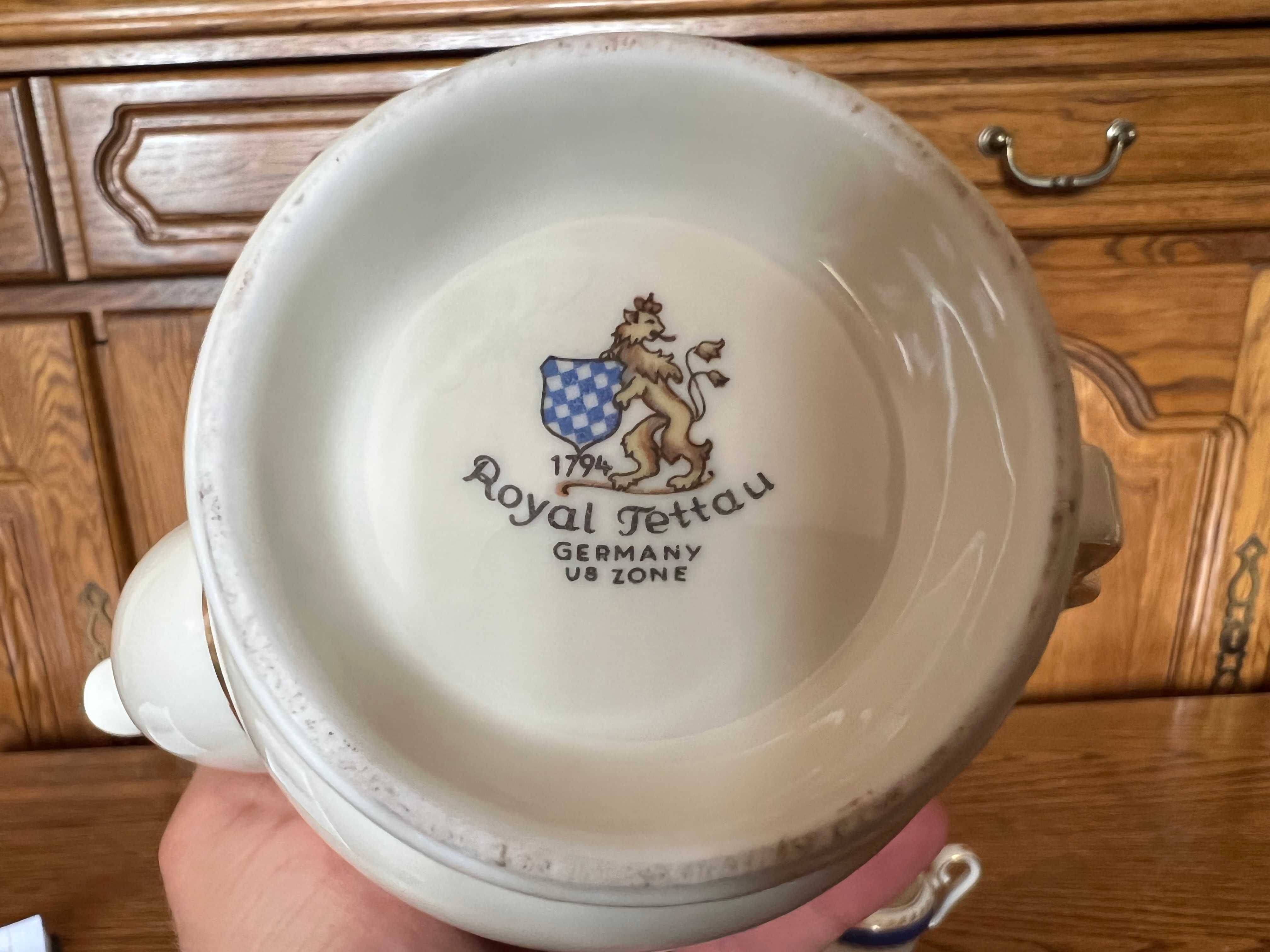 Porcelana Royal Tettau Germany US ZONE 1946 rok