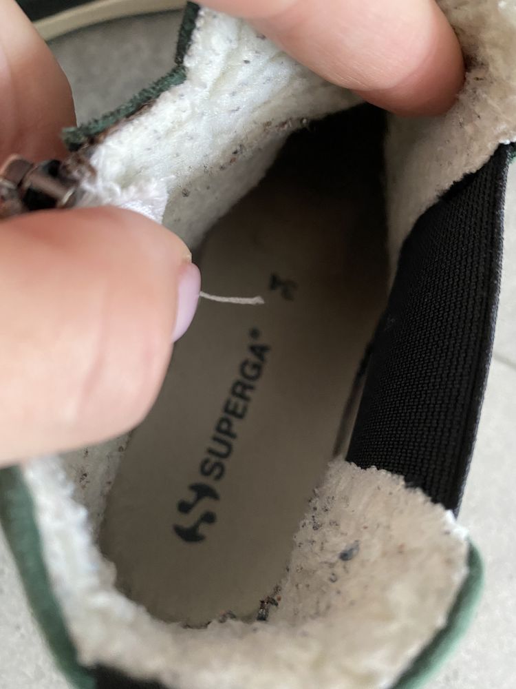 Ocieplane botki jesień/ zima superga 34