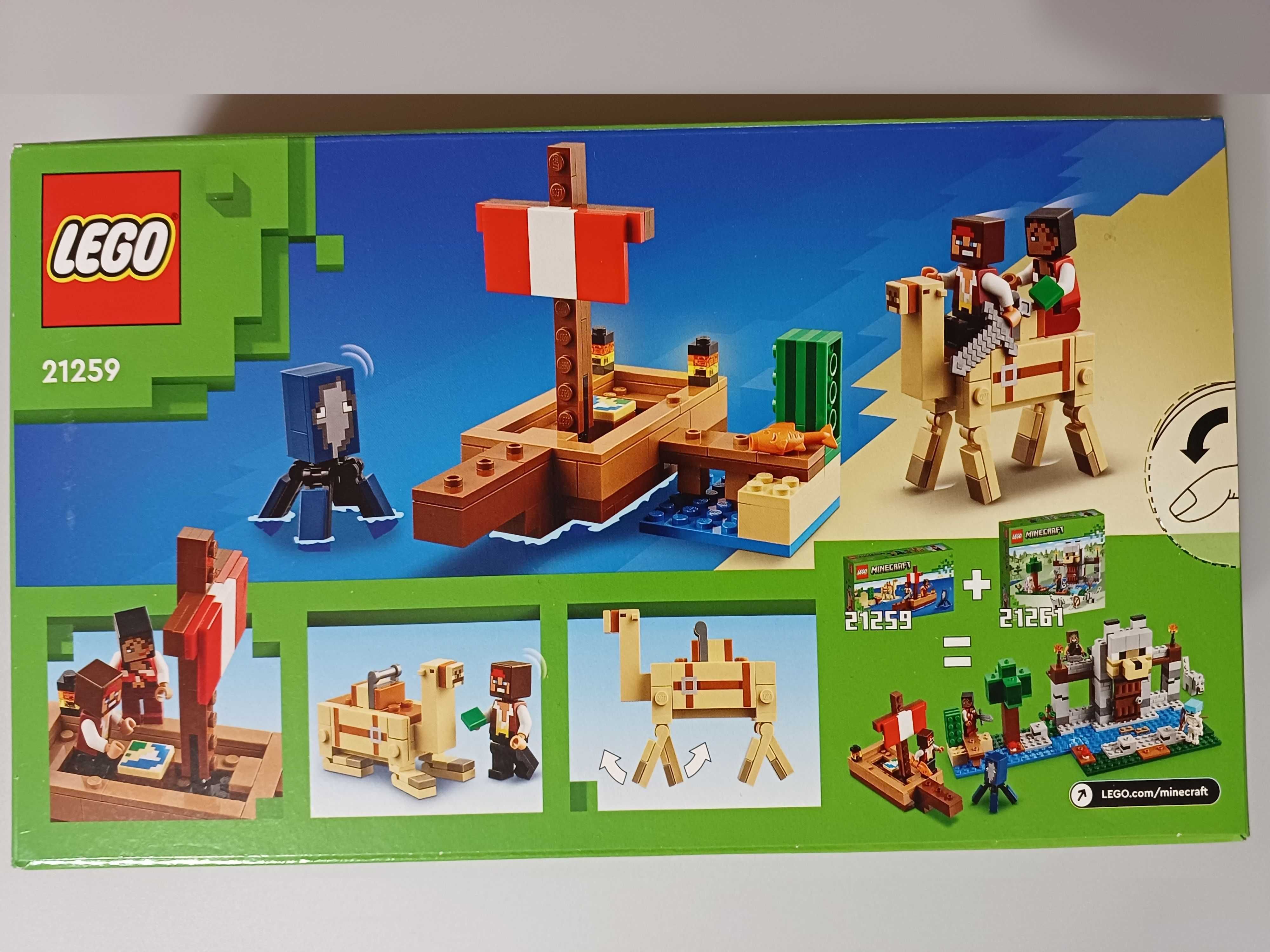 LEGO Minecraft 21259 Rejs statkiem pirackim