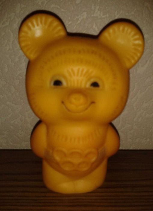 Мишка олимпийский винтаж