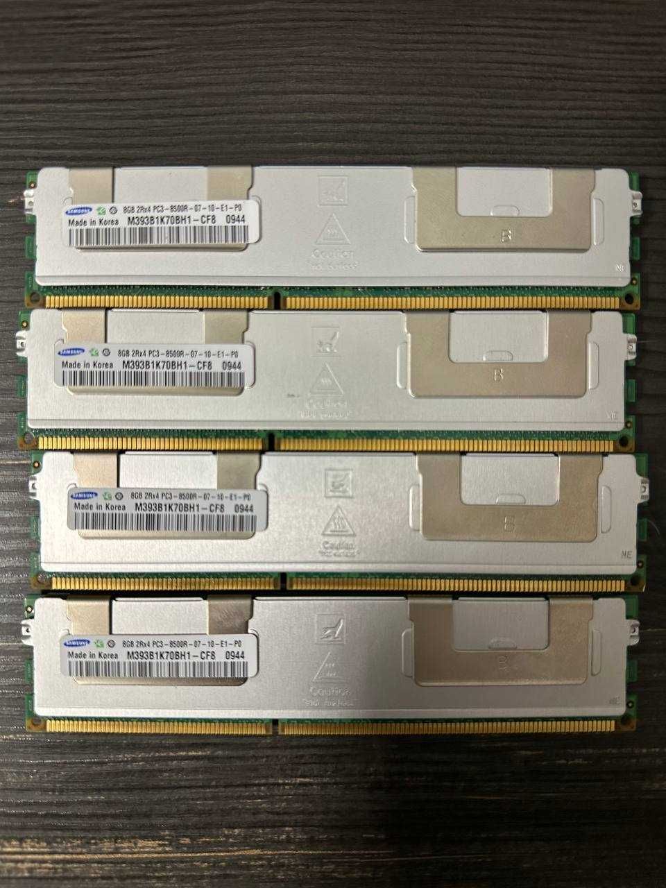 Оперативна пам'ять samsung 8gb 2rx4 pc3-8500r DDR 3 СЕРВЕРНА