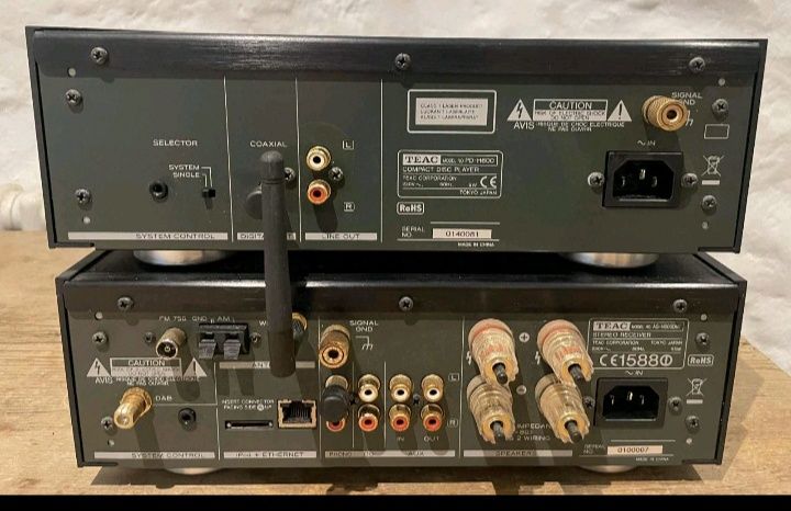 Teac Reference 600 wzmacniacz CD piloty