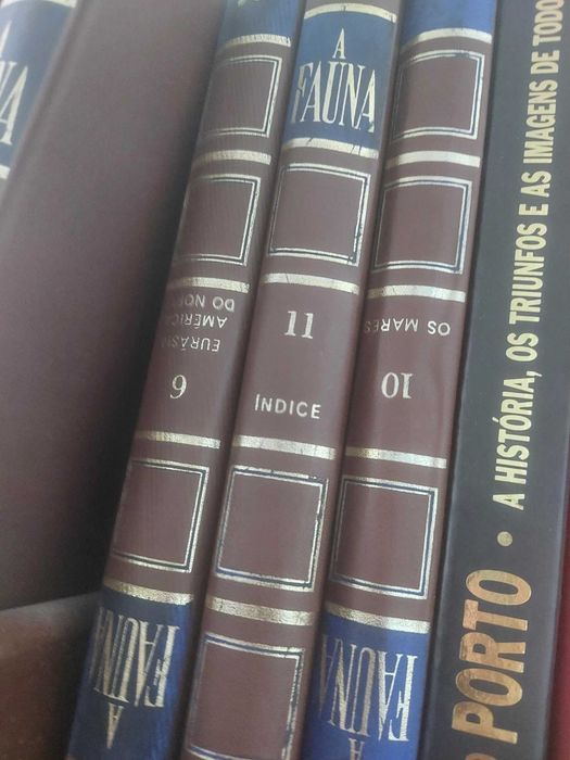 Fauna- Edições Alfa- coleção completa, encadernação de luxo