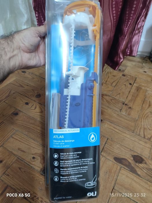 Válvula de descarga da marca Oli Atlas