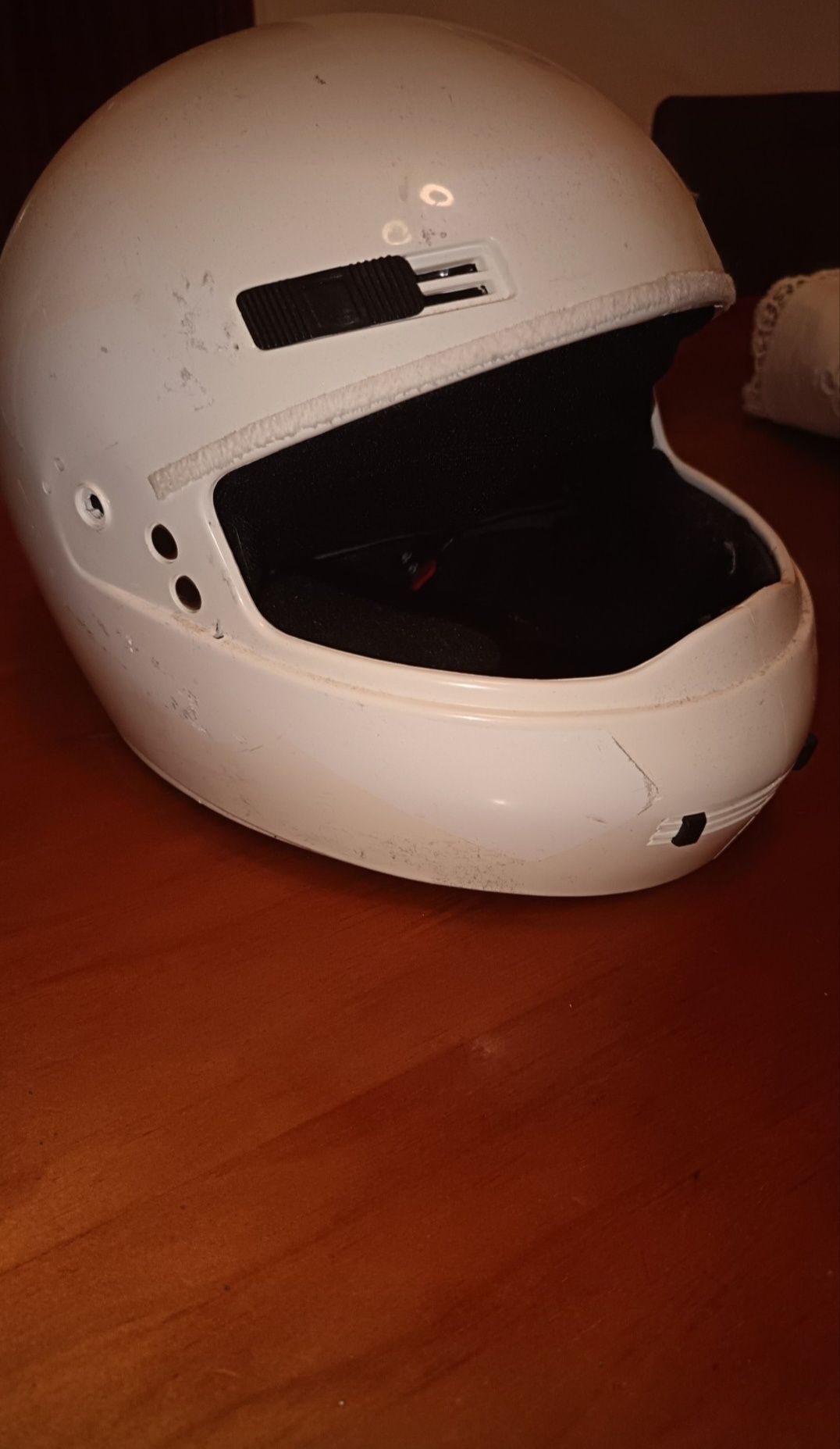Capacete de mota barato com viseira
