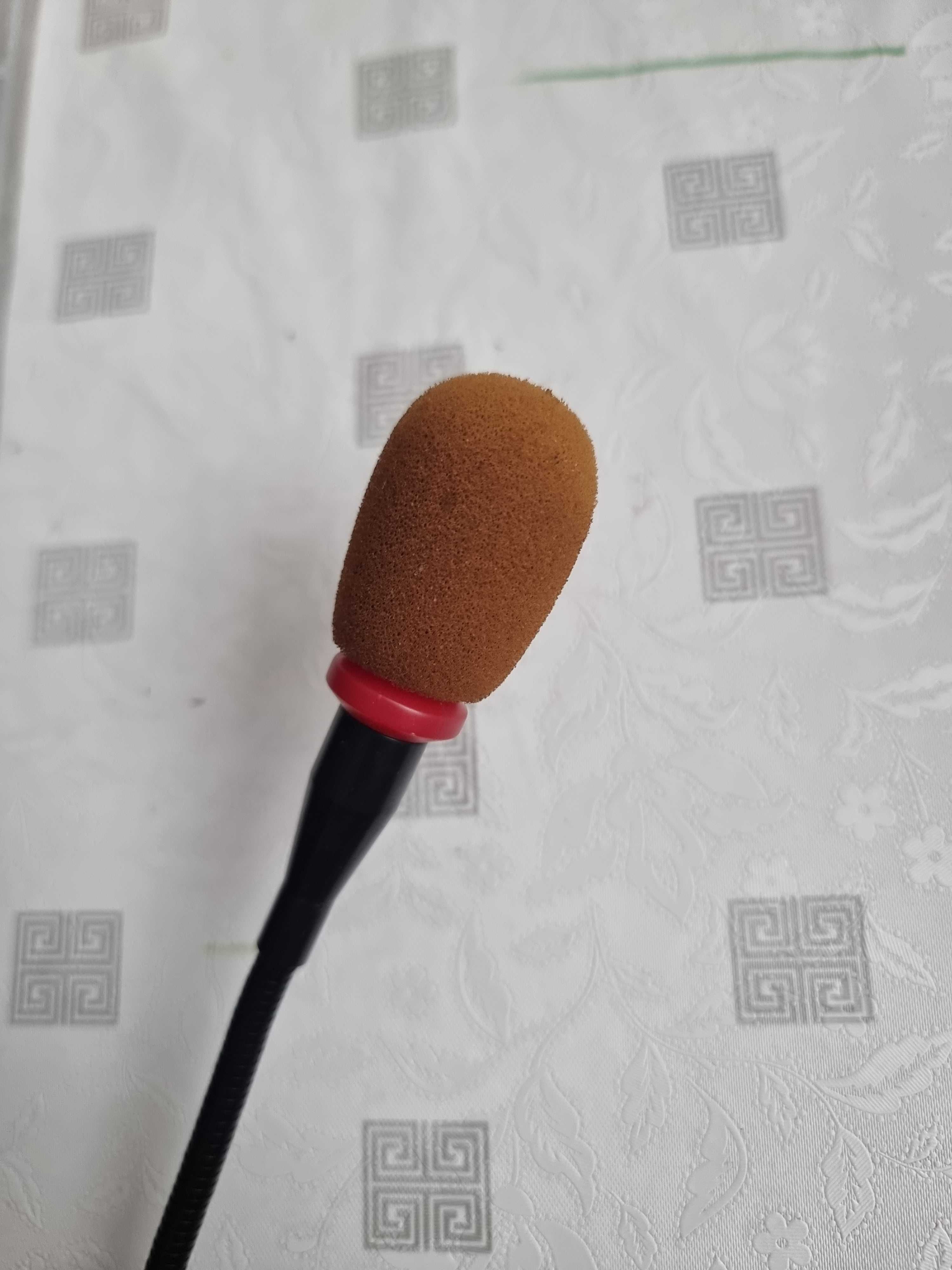 Mikrofon pulpitowy Monacor ECM-500 gęsia szyja