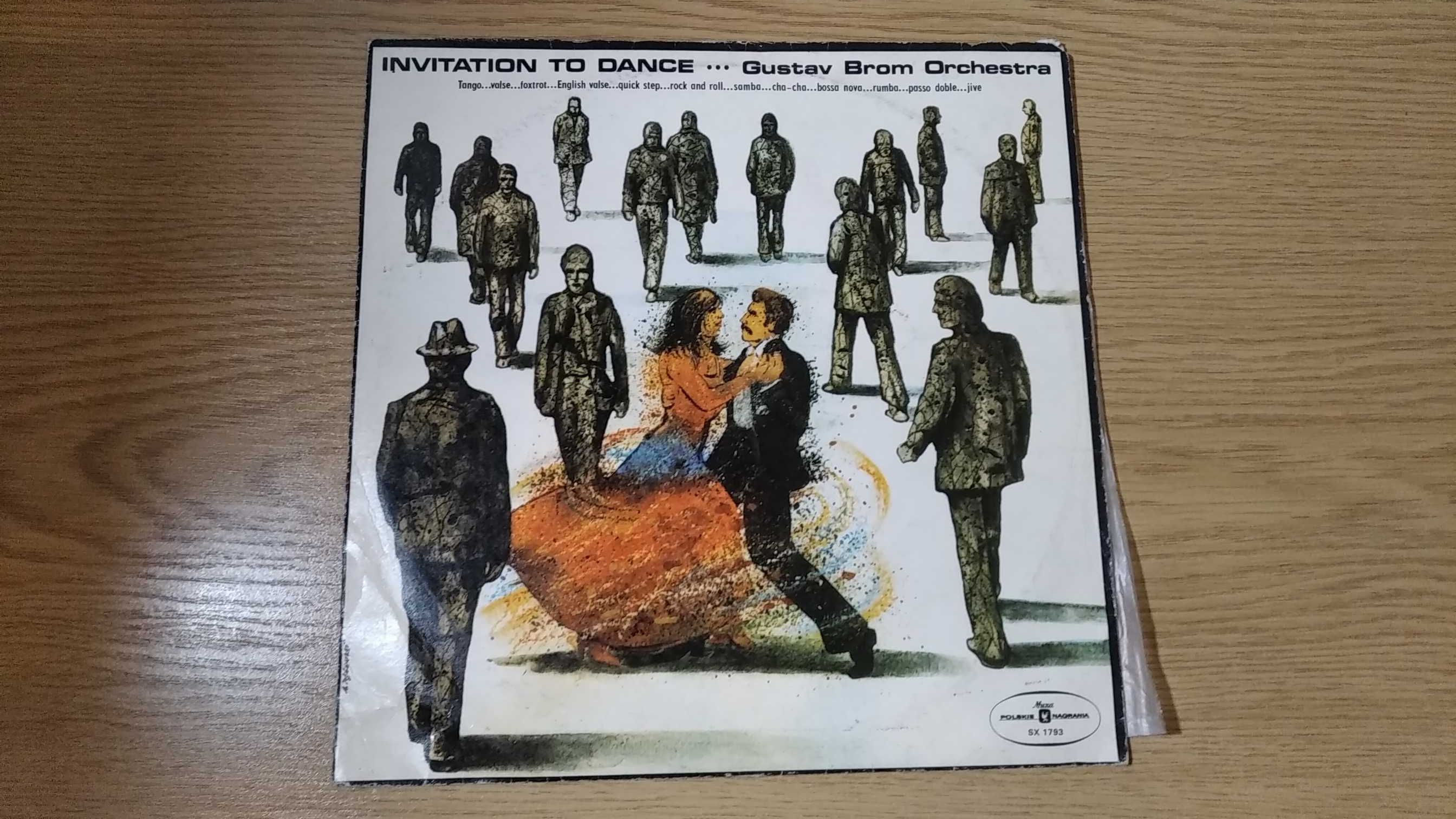 Winyl Gustav Brom Orchestra Invitation to dance VG-