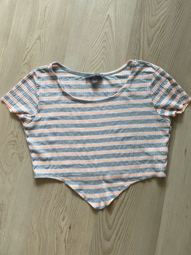 Crop top wiązany S
