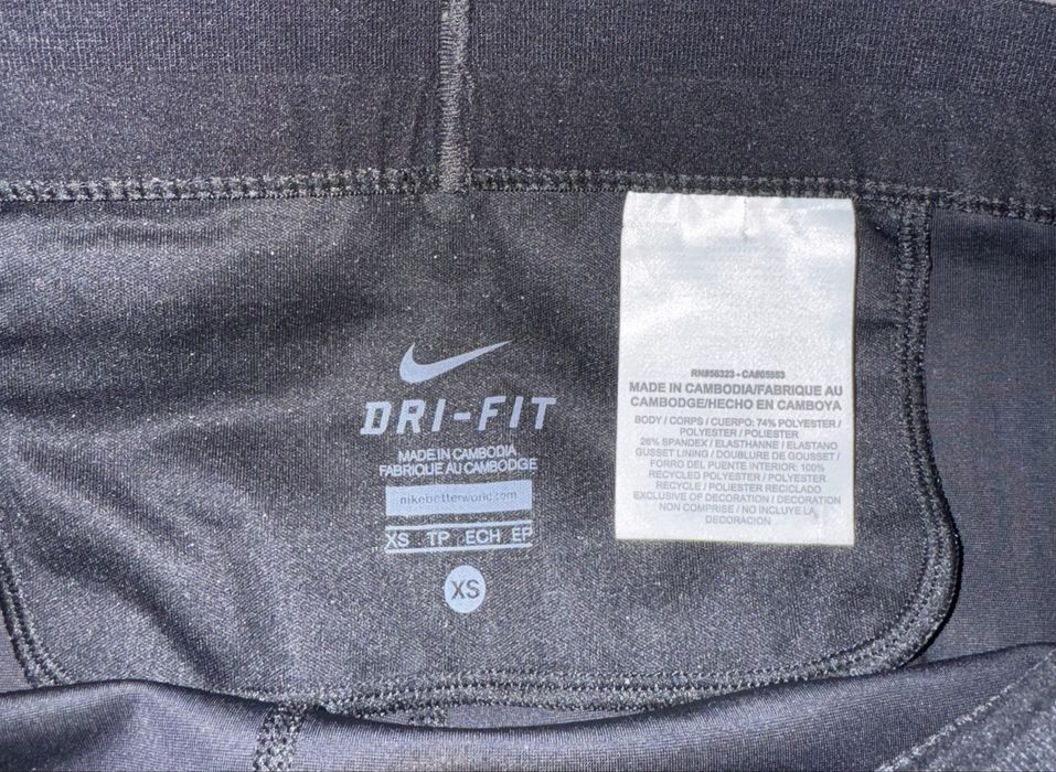 Czarne legginsy Nike