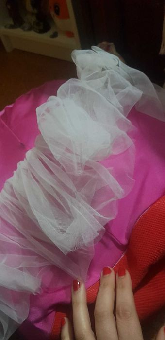 puf infantil cor de rosa