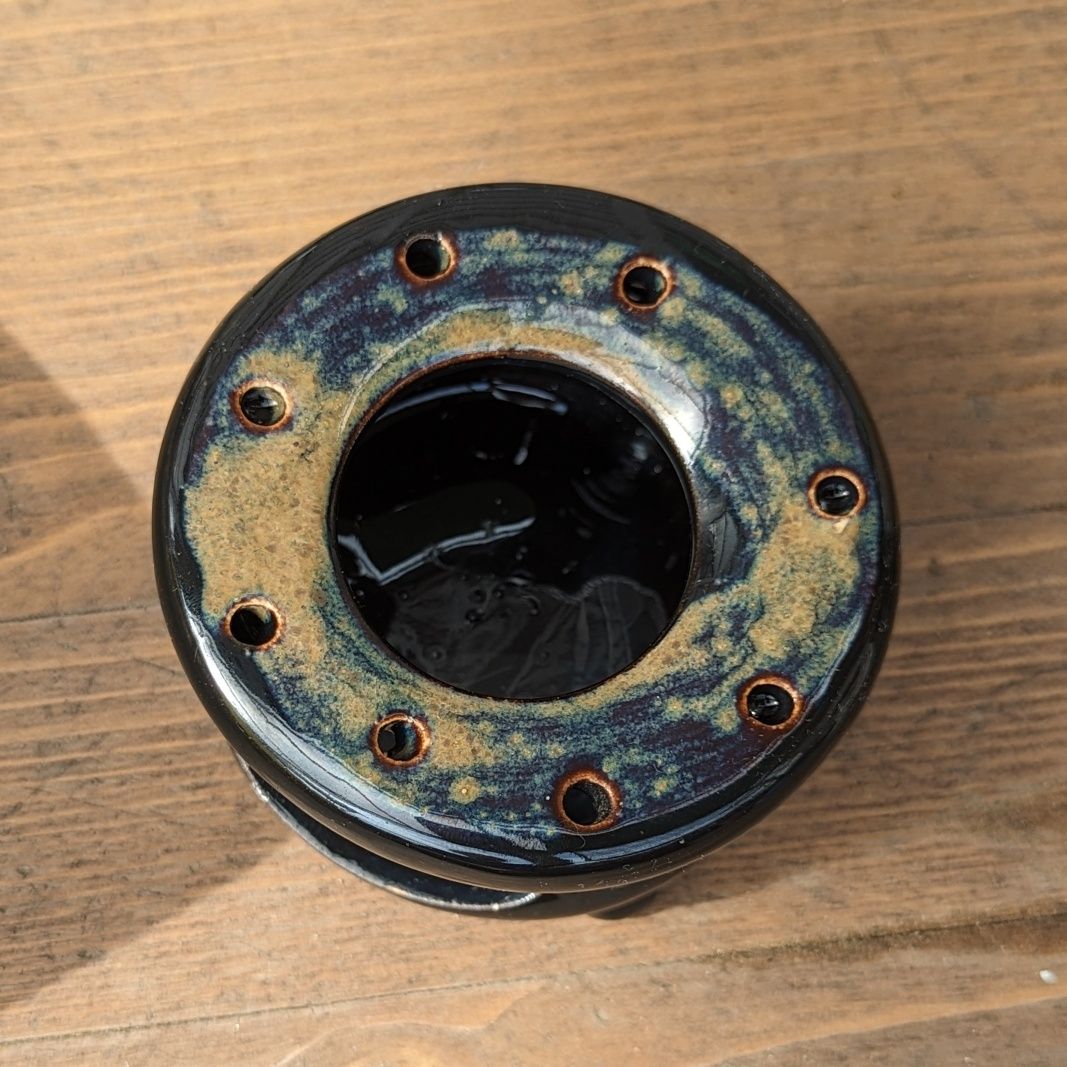 Podgrzewacz ceramiczny szkliwiony Vintage