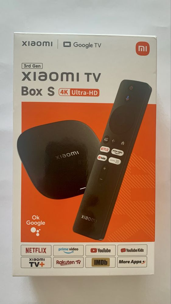 Смарт приставка Xiaomi Mi Tv Box S Global 3nd Gen