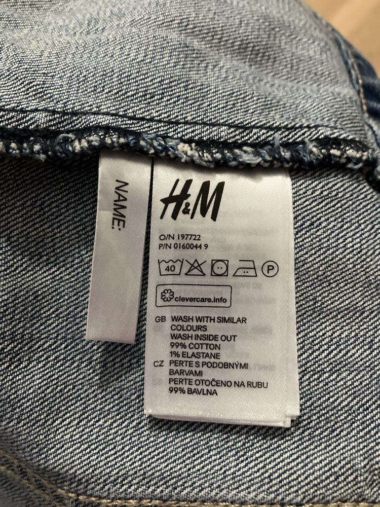 Kurtka jeansowa Denim h&m 104 chłopięca