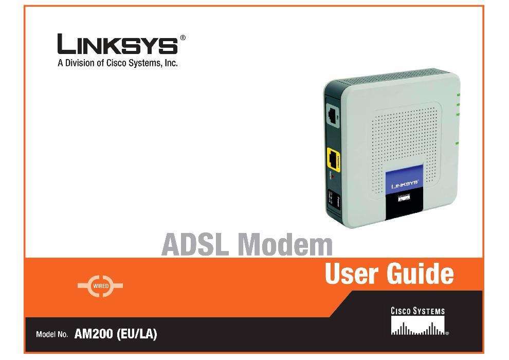 Modem adsl Linksys