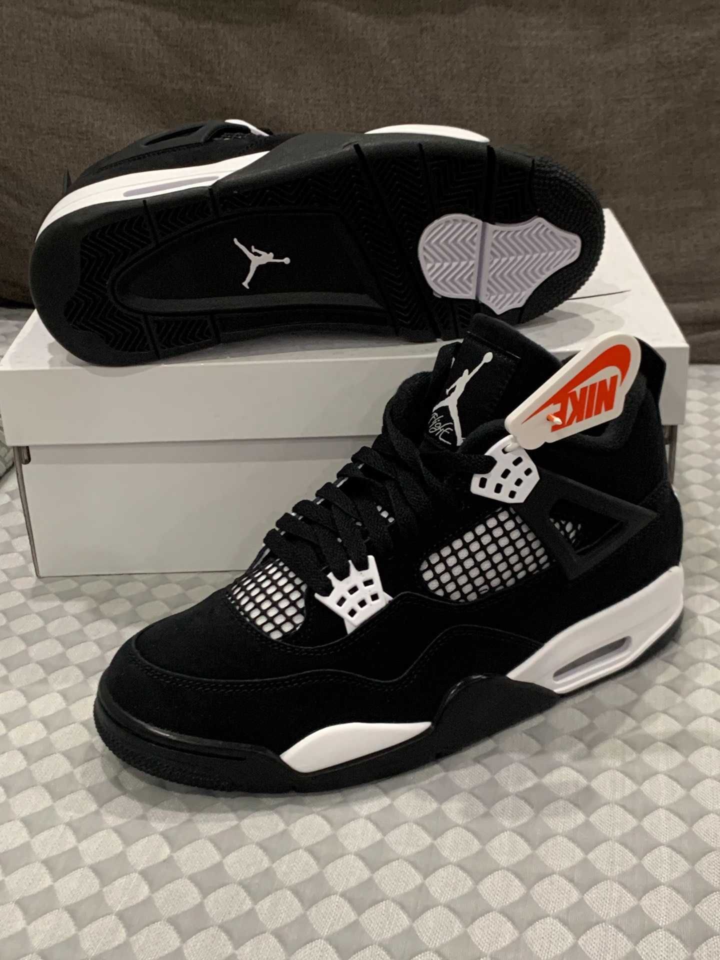Buty/Air_Jordan4_Retro_White_Thunder/Cheap_Modne/Rozmiar.40