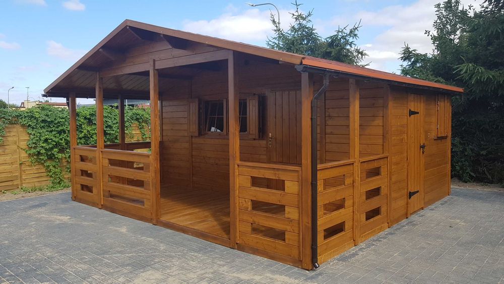 domek letniskowy na działkę rod działkowy ogrodowy drewniany