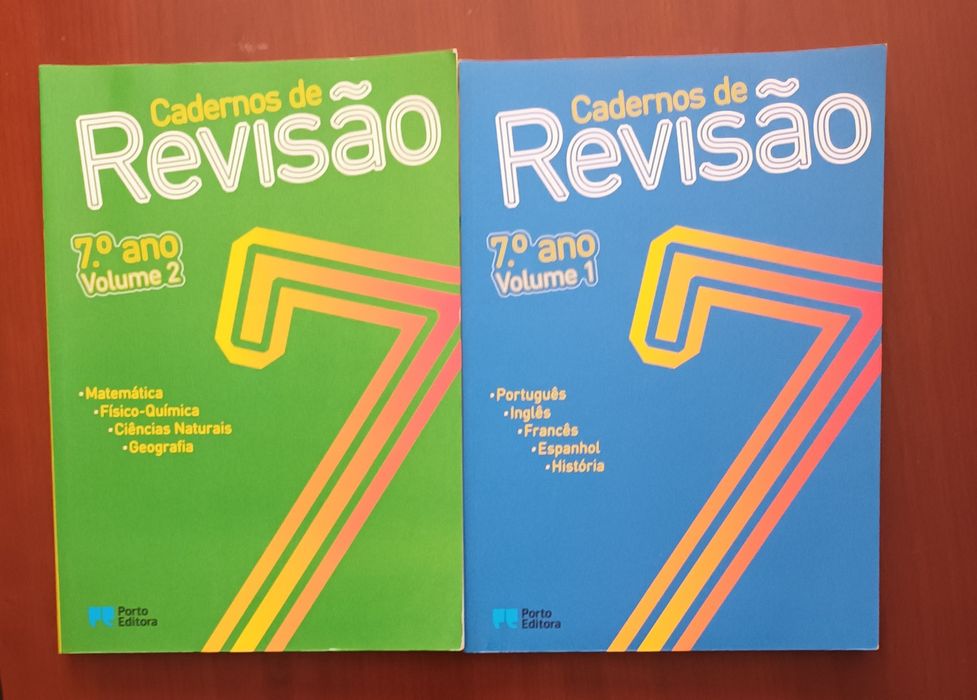 Livros escolares 7.º ano - Caderno de Revisões