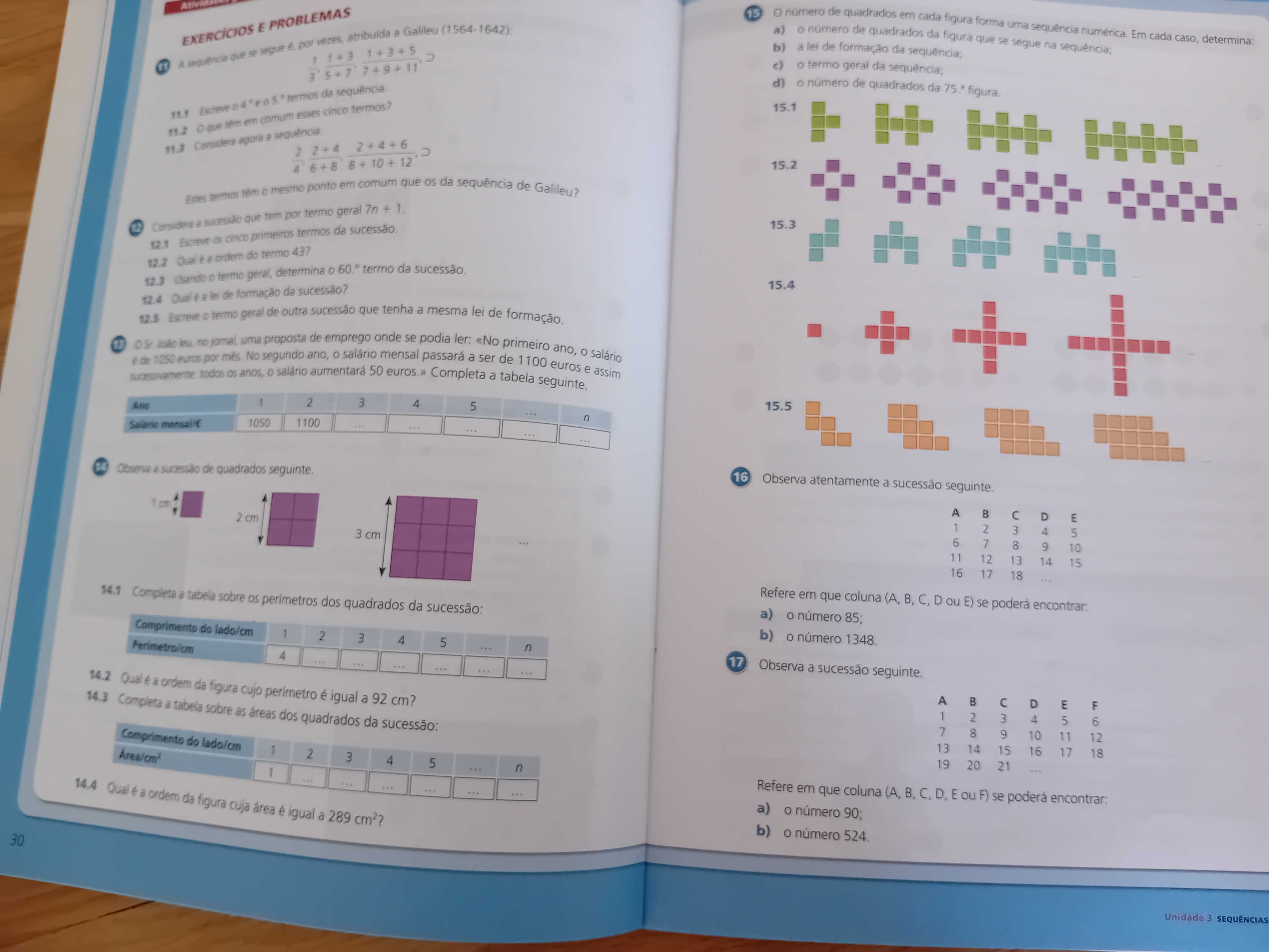 Caderno de Atividades -Matemática 7ºano