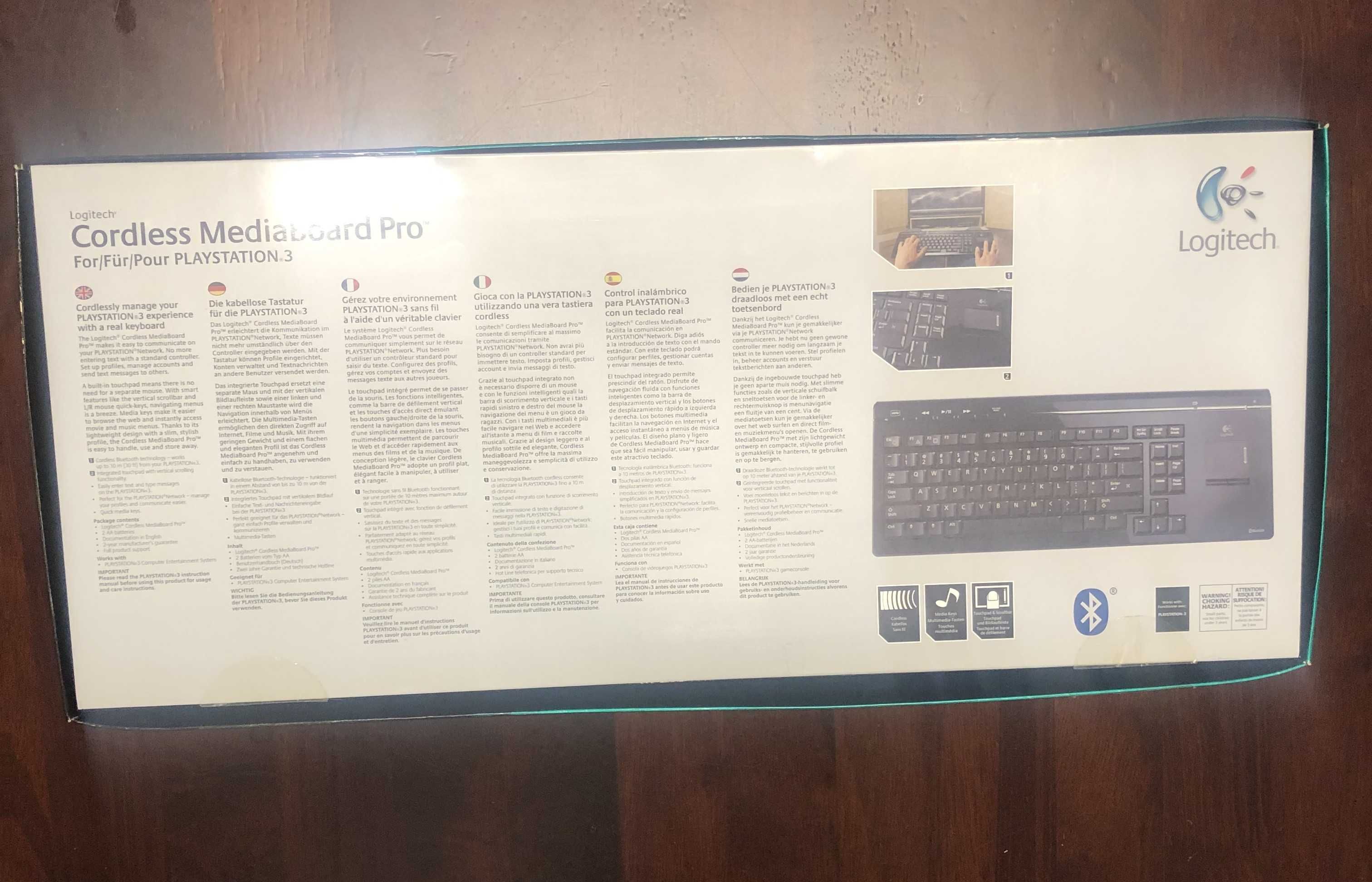 Sprzedam Klawiatura Logitech Cordless MediaBoard PRO Bluetooth Nowa