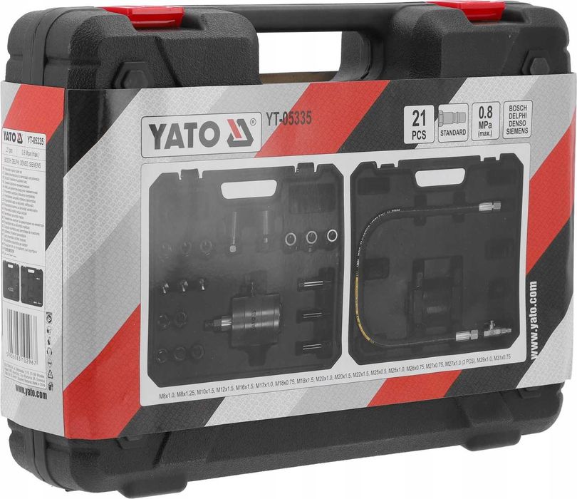 Пневматичний сьемник форсунок YATO, знімач форсунок пневматичний