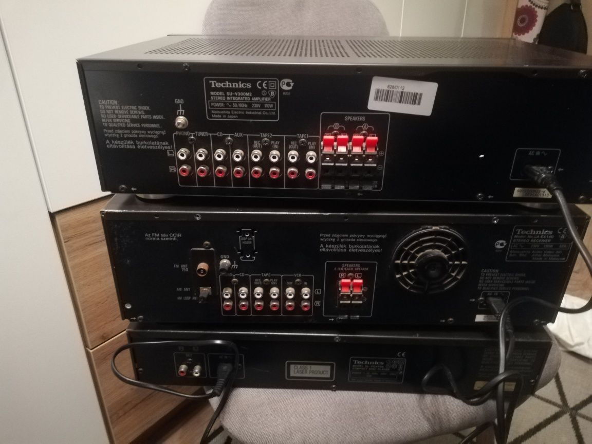 Zestaw Technics Wzmacniacz +Tuner+CD
