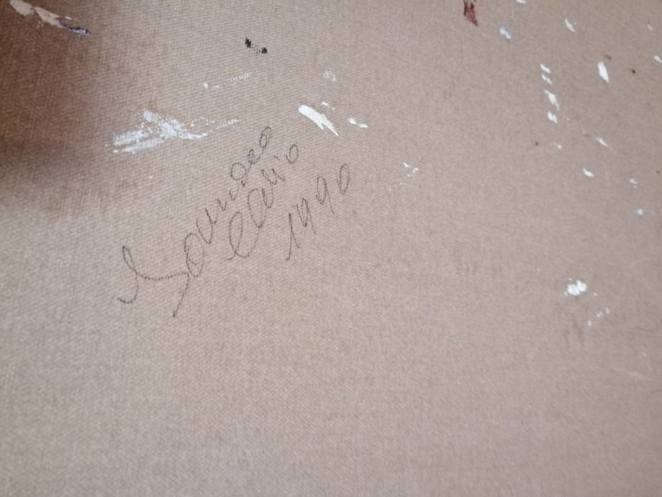 Obraz olejny na płótnie , malarstwo włoskie, 1990r.