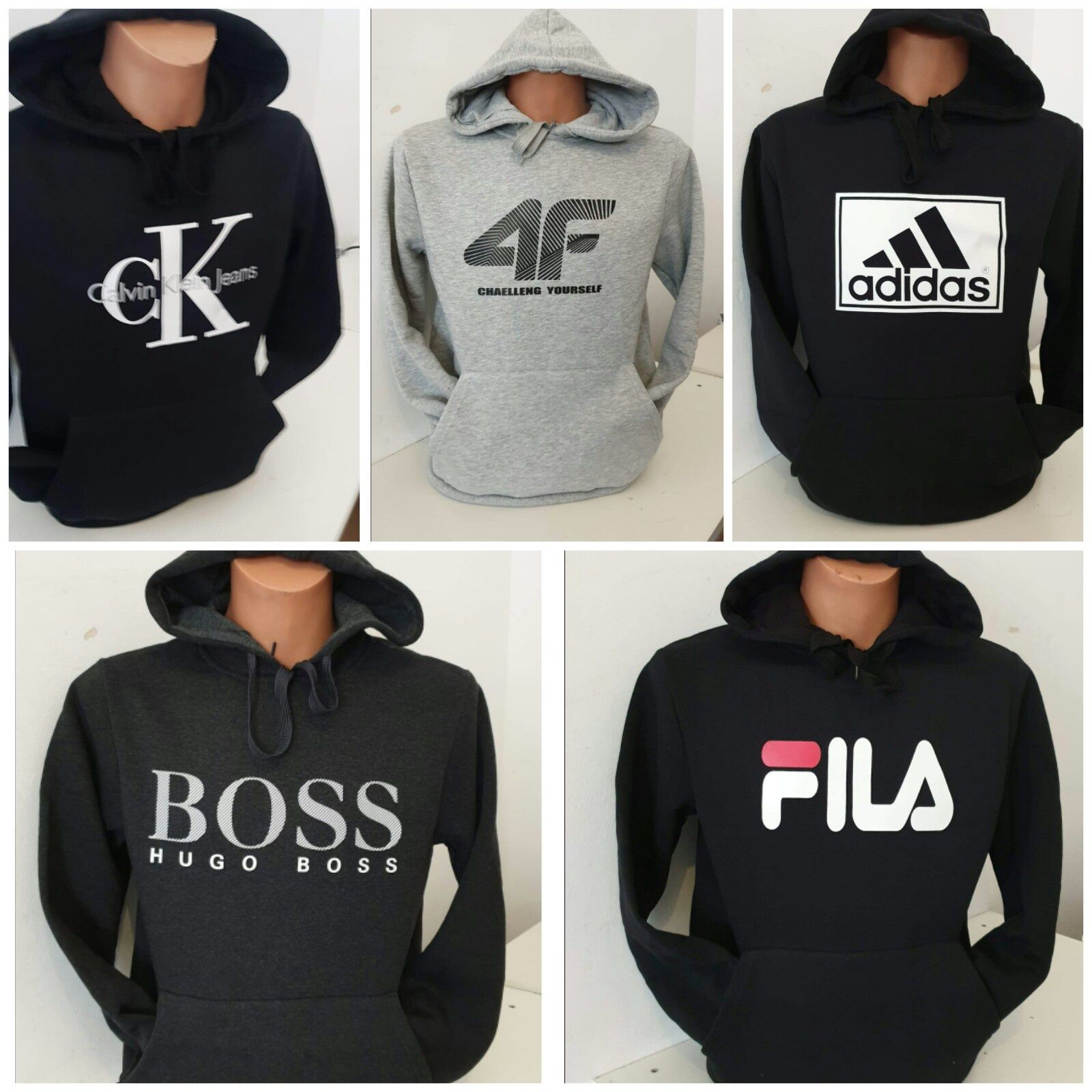 Bluzy męskie z logo Fila Boss kolory M-XXL!!!