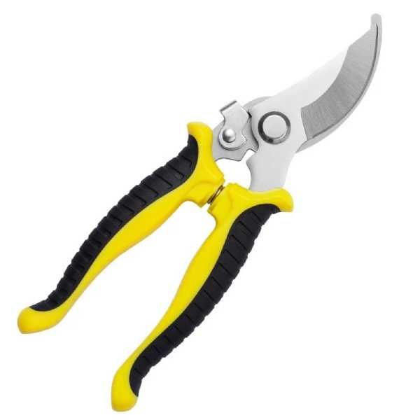 Ręczne NOŻYCE do GAŁĘZI OGRODOWE Zakrzywiony 19 cm STALOWY Solidny