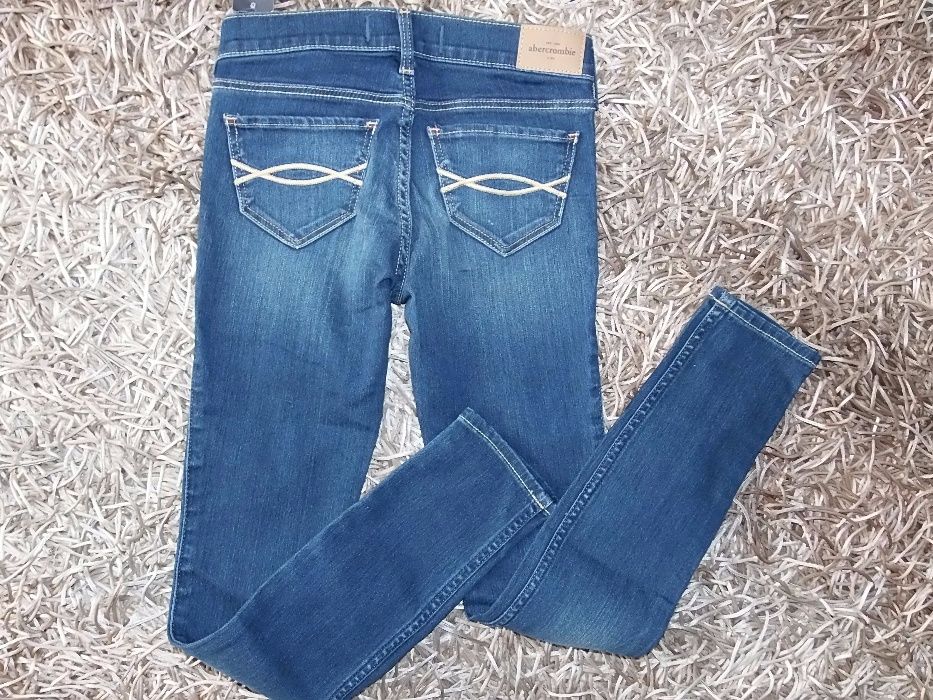 ABERCROMBIE NOWE extra SPODNIE miękki jeans r 152 _ 12 lat