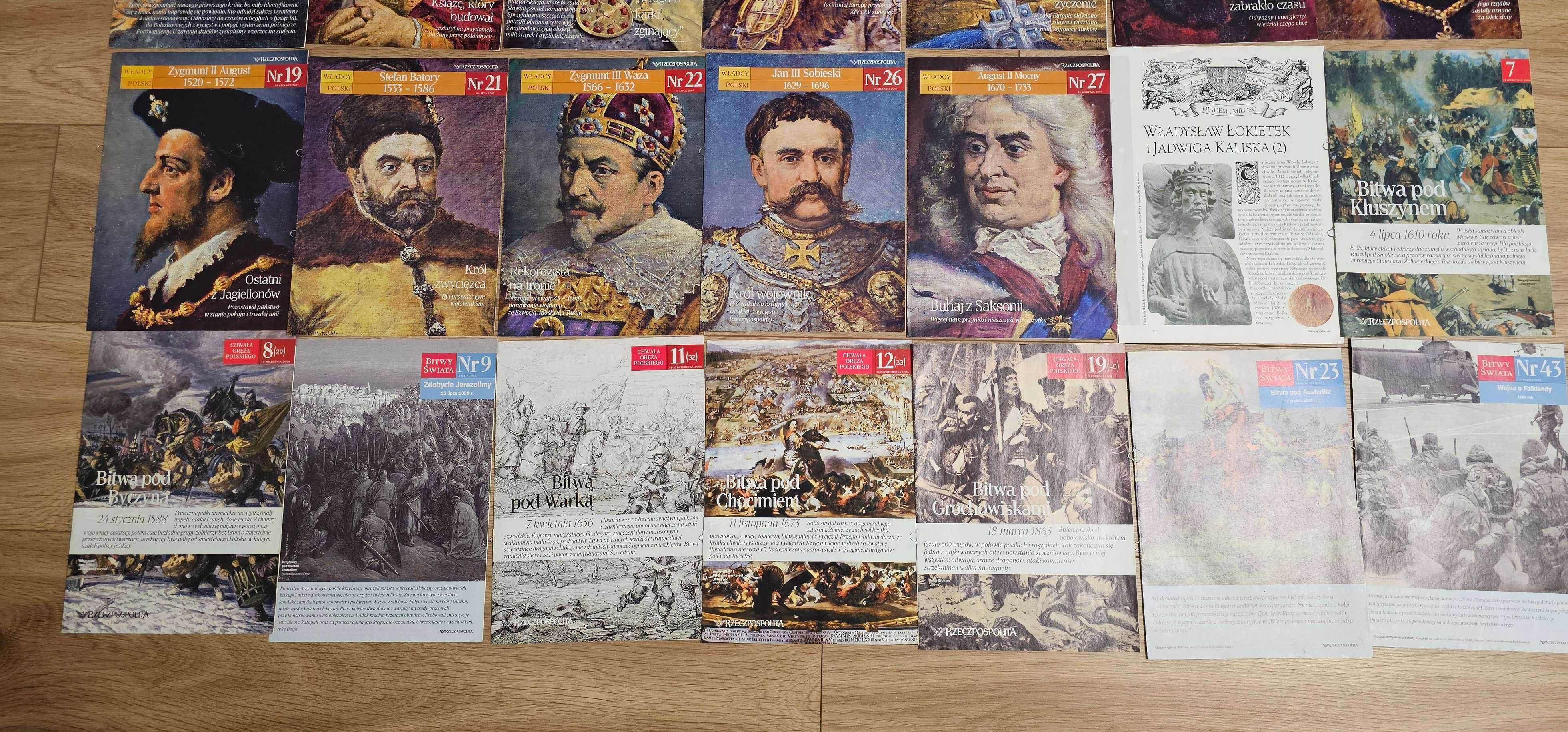 Czasopisma historyczne (Władcy Polski, Bitwy Świata) historia