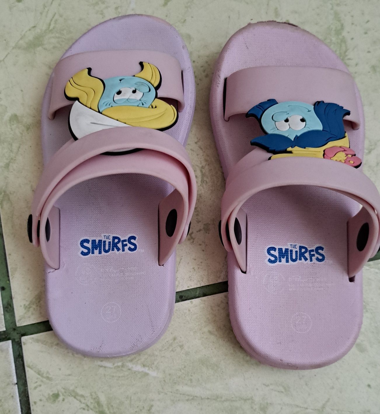 Klapki Smerfy dla dziewczynki