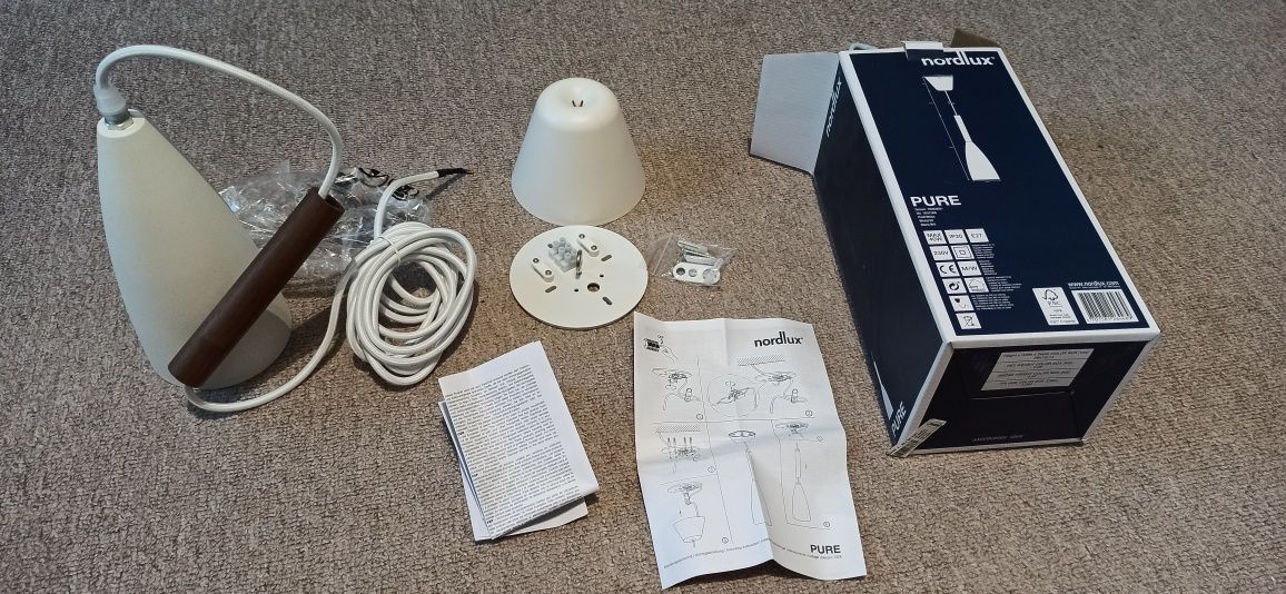 Lampa Nordlux Pure biała 40W E27