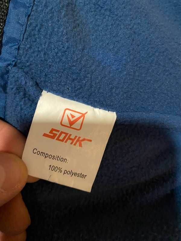 Kurtka zimowa SOHK swag hip-hop jnco mass M/L niebieski streetwear rap