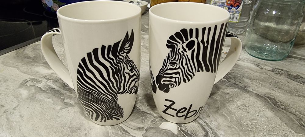 Аромасвечи в гипсовом кашпо, Зебра, Zara чашки,Декор