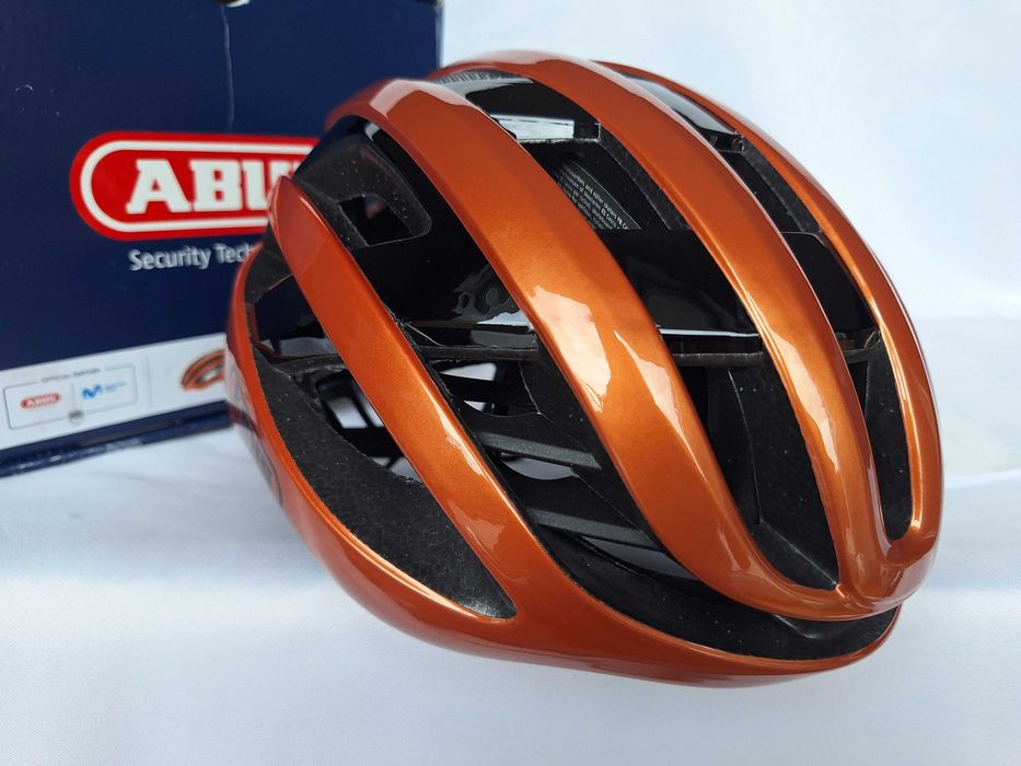 Kask rowerowy szosowy Abus AirBreaker Goldfish Orange S 51-55cm