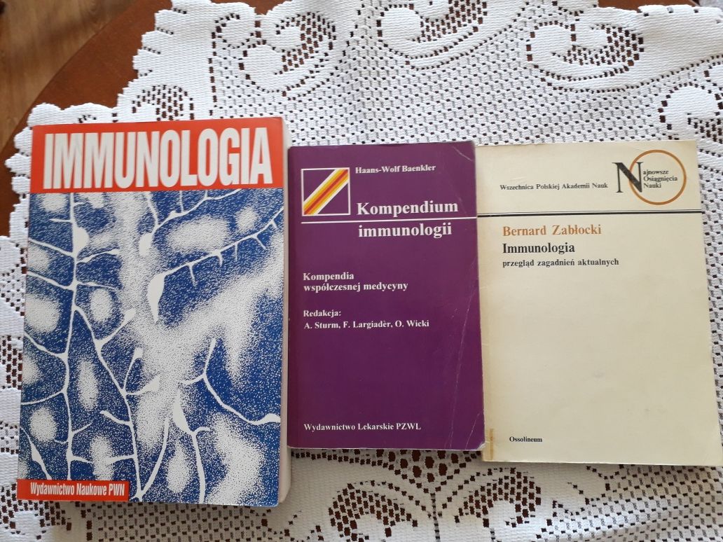 Immunologia zestaw książek  biologia medycyna