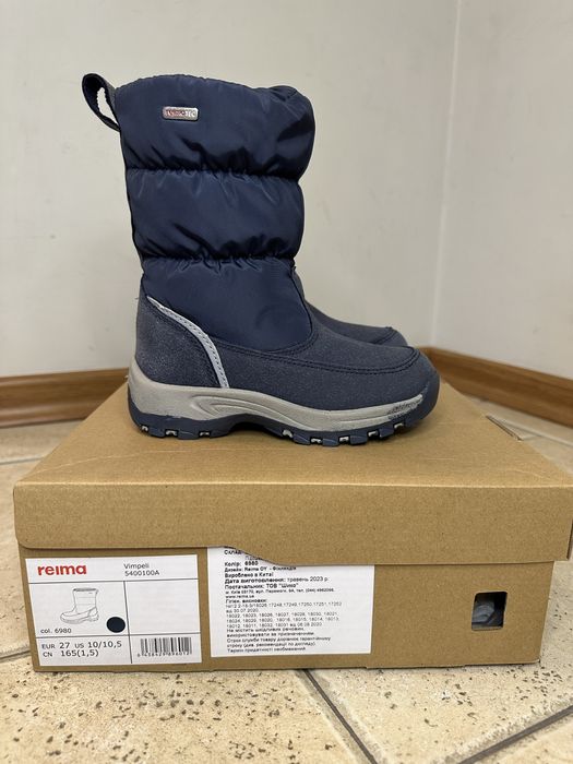 Чоботи зимові дитячі Reima 27 розмір