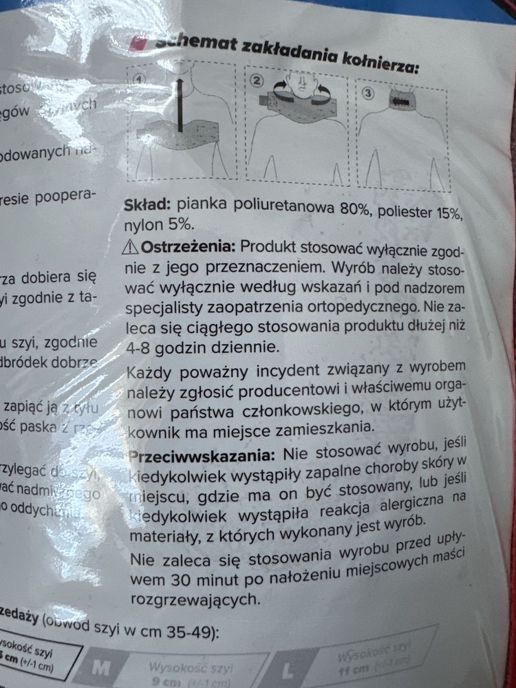 Kołnierz ortopedyczny