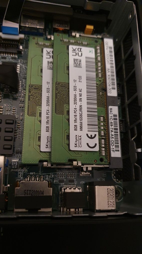 Hynix RAM DDR4 16GB (2×8GB) 3200MHz SODIMM laptop intel nuc