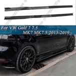 Накладки на пороги Volkswagen Golf 7 7.5 лезвия на пороги гольф обвес
