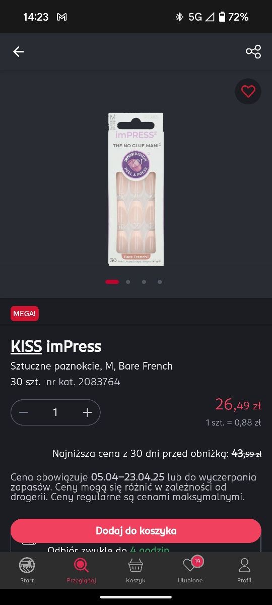Sztuczne paznokcie, tipsy na naklejki