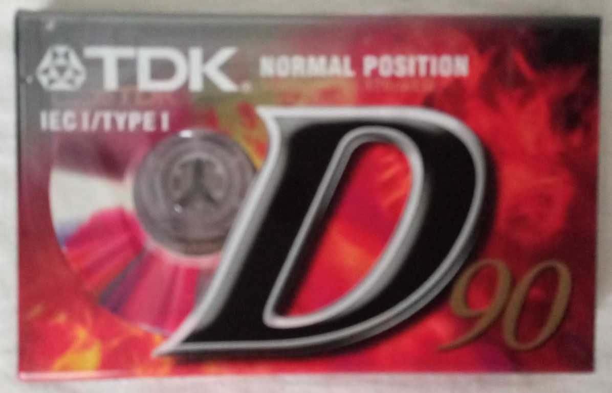 Аудио кассета TDK D90 Новая запечатанная